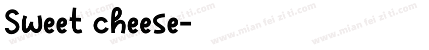 Sweet cheese字体转换